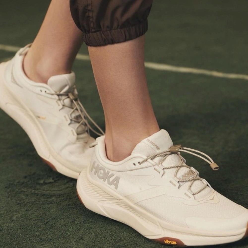Hoka One One Transport Egg Nog off white cream 7.5 - Picture 9 of 9